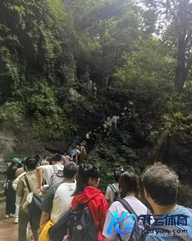 国庆黄山天齐峰“东谈主从众” 挤出新高度，乐在其中！