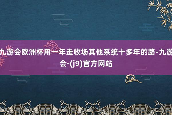 九游会欧洲杯用一年走收场其他系统十多年的路-九游会·(j9)官方网站