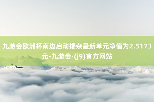 九游会欧洲杯南边启动搀杂最新单元净值为2.5173元-九游会·(j9)官方网站