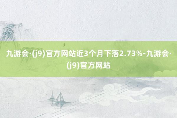 九游会·(j9)官方网站近3个月下落2.73%-九游会·(j9)官方网站